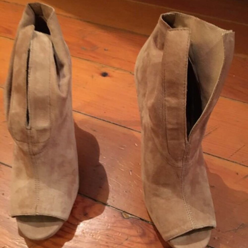 Vince Camuto Rora Open Toe Bootie Heels